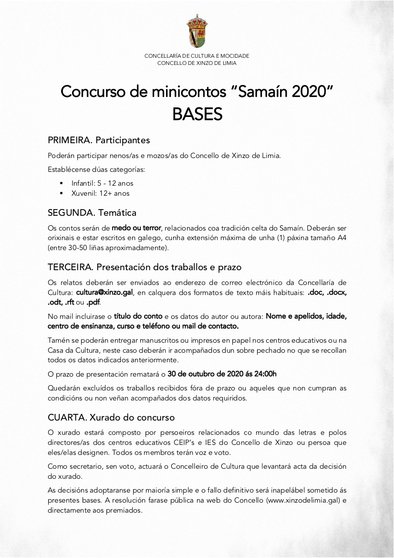BASES Concurso Samaín