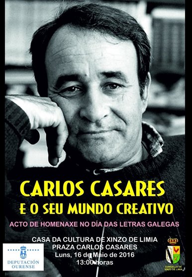 cartel homenaxe a Carlos Casares