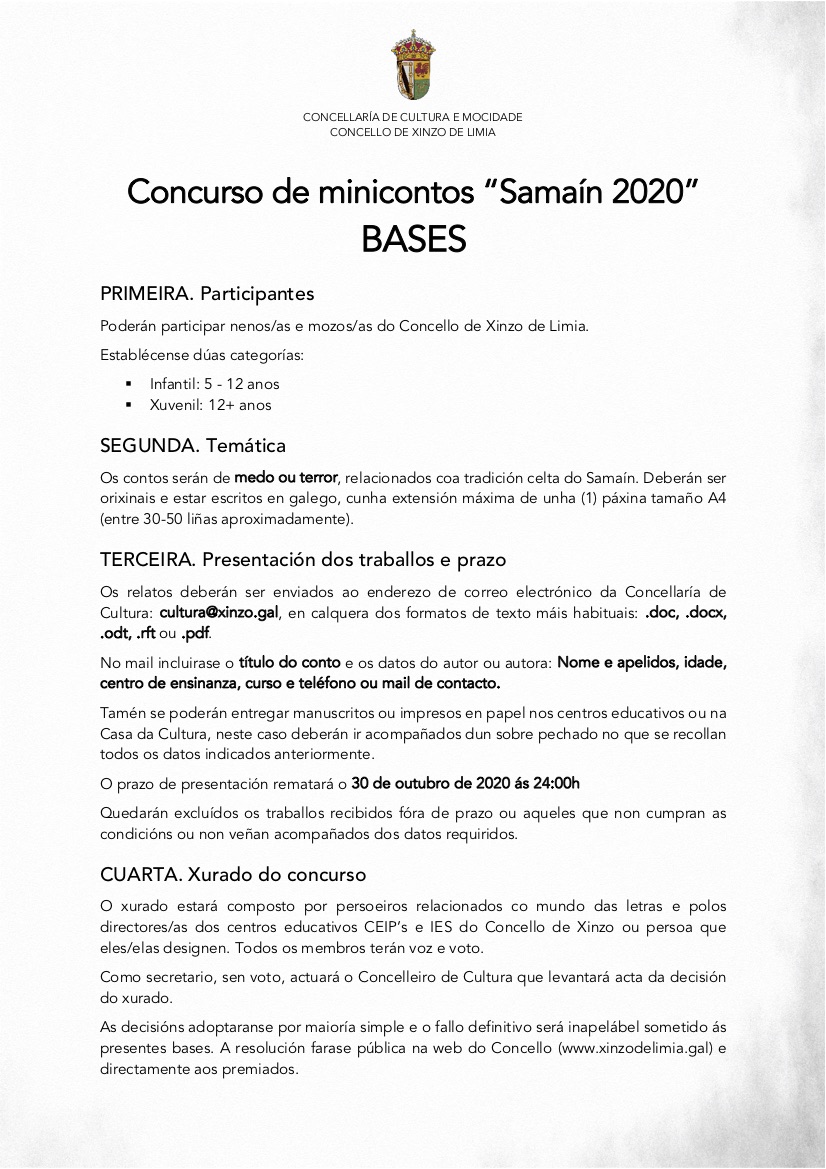 BASES Concurso Samaín