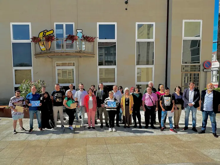 Foto de Familia do Obradoiro de Emprego no Camiño