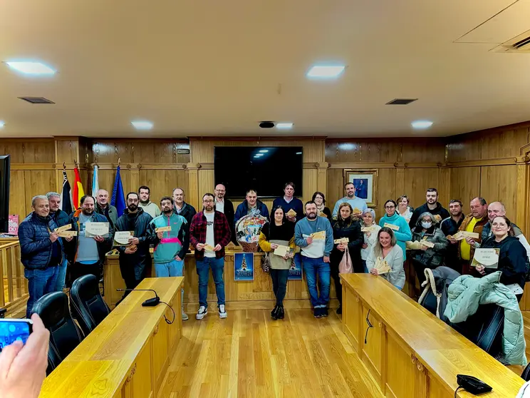 Imaxe da entrega de premios no I Concurso de Patapas