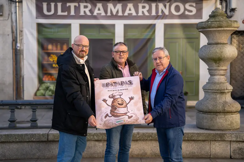 Ricardo Sieiro, Amador D&iacute;az e Jos&eacute; Manuel G&oacute;mez.