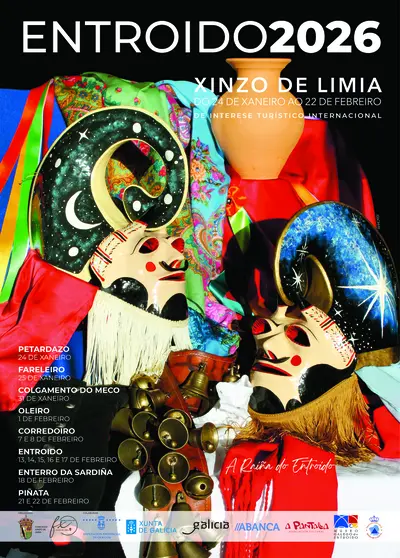 Cartel Entroido Xinzo de Limia 2026.