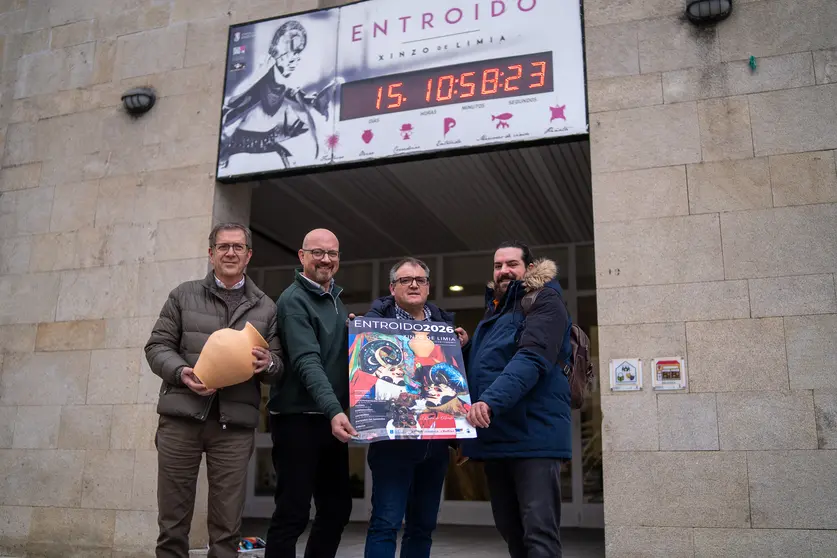 Presentaci&oacute;n do Cartel do Entroido 2026.