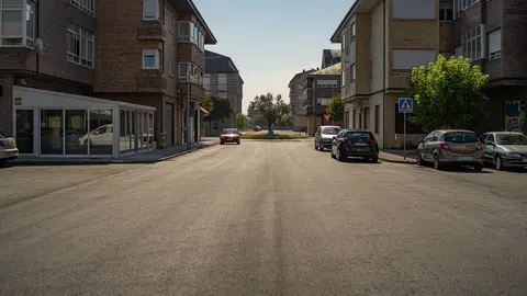 Río Arnoia asfaltada recentemente