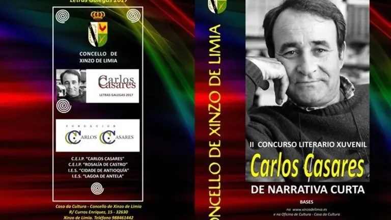 PORTADA E CONTRAPORTADA FOLLETO LETRAS GALEGAS