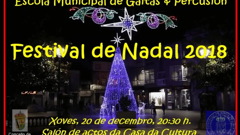 ESCOLA DE GAITAS CARTAZ NADAL 2018