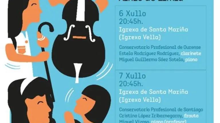 CARTAZ CAMI&Ntilde;OS SONOROS 2019 EN XINZO DE LIMIA