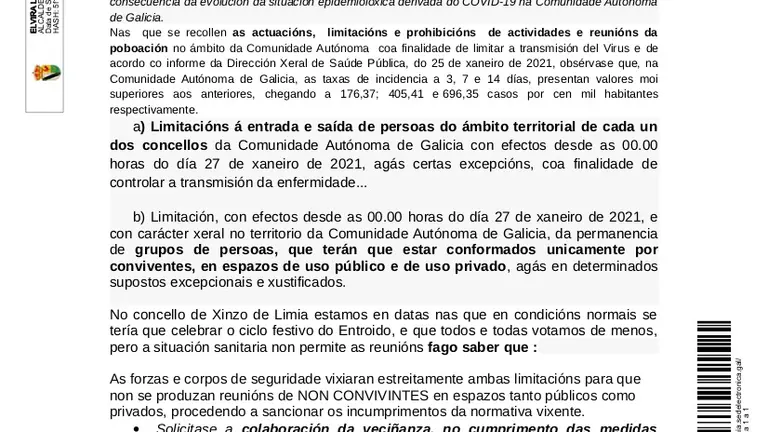 BANDO SOBRE NON CONVIVINTES Asinado