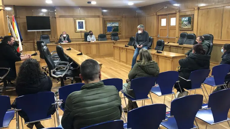 Reuni&oacute;n coa Asocaici&oacute;n Hostalar&iacute;a. Carpas