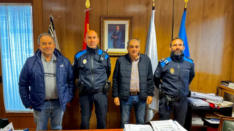 Moncho G&oacute;mez, Jose Adolfo Cid, Amador D&iacute;az e Jos&eacute; Manuel Est&eacute;vez.