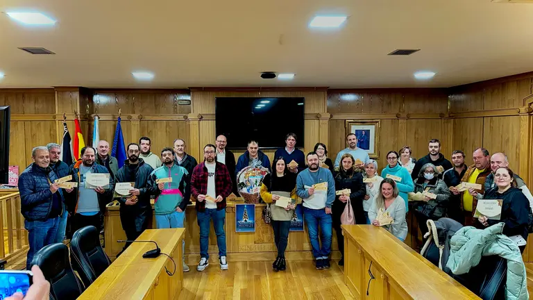 Imaxe da entrega de premios no I Concurso de Patapas