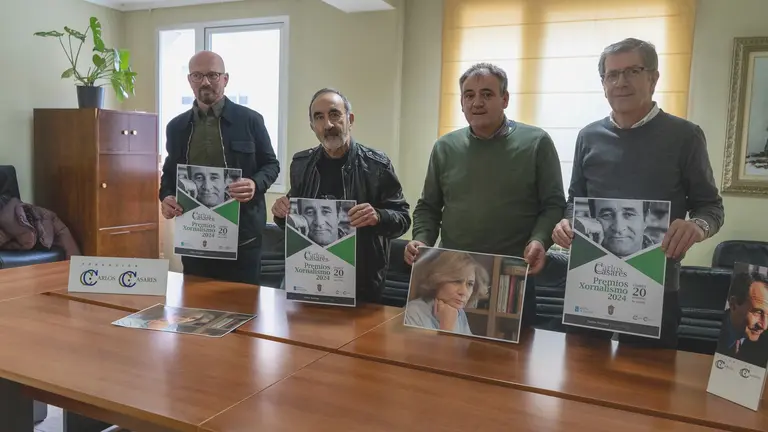 Ricardo Sieiro, Xabier Casares, Amador Díaz e Carlos Gómez