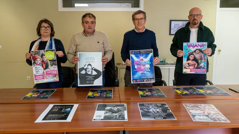 Ángeles Martínez, Amador Díaz, Carlos Gómez e Ricardo Sieiro