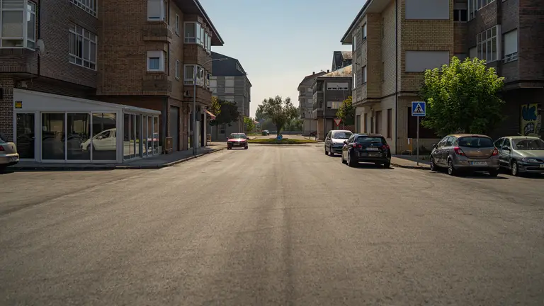 Río Arnoia asfaltada recentemente