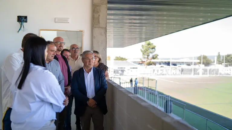 Visita ás obras do Campo Fernández Carrera