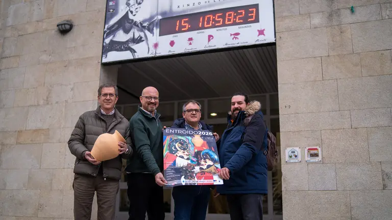 Presentaci&oacute;n do Cartel do Entroido 2026.