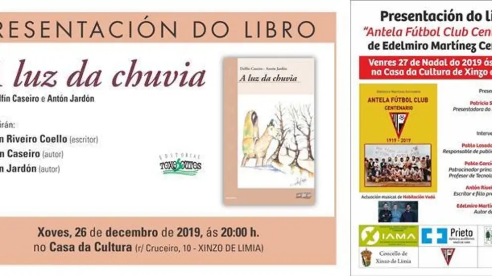 Presentacións libros nadal 2019