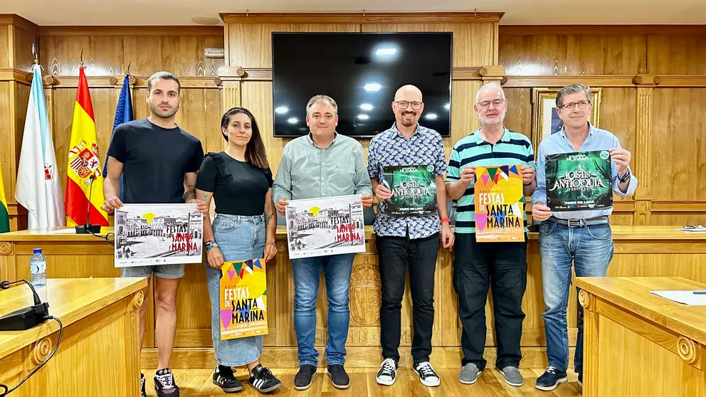 Fernando Paz, Adriana Jiménez, Amador Díaz, Ricardo Sieiro, Alfonso Lois e Carlos Gómez.