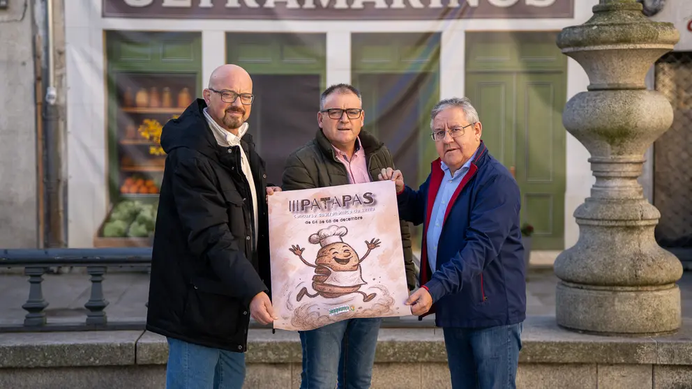 Ricardo Sieiro, Amador Díaz e José Manuel Gómez.