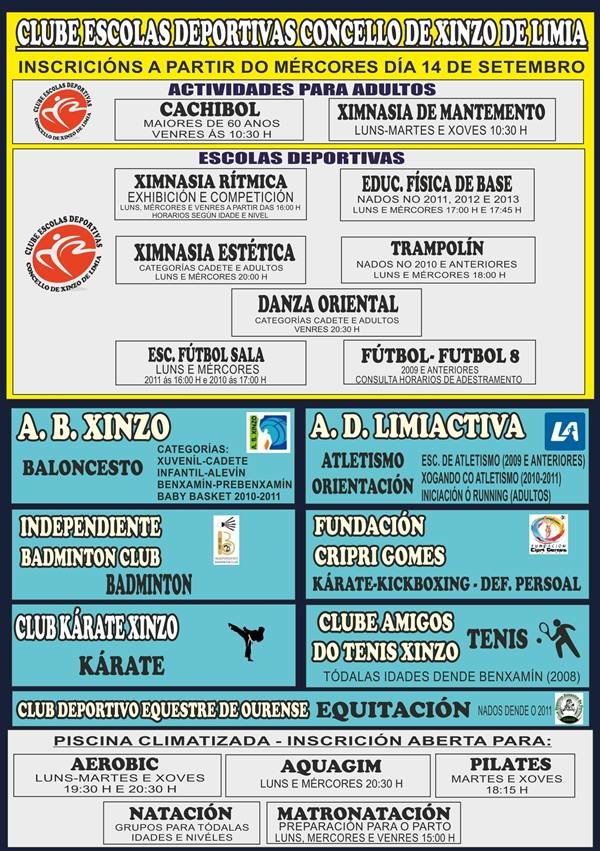 cartel escolas