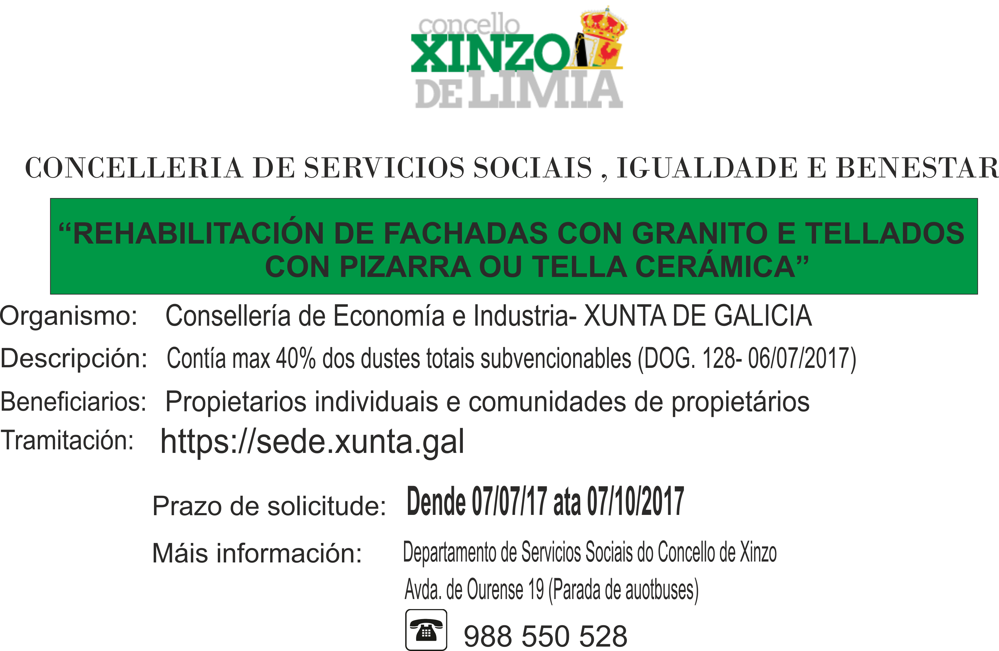 Rehabilitación fachadas de granito