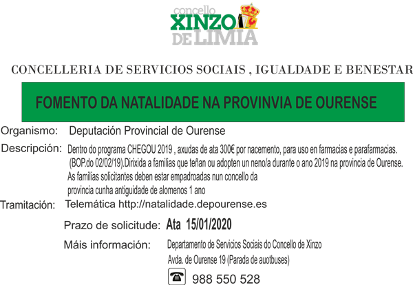 Axudas para nacementos