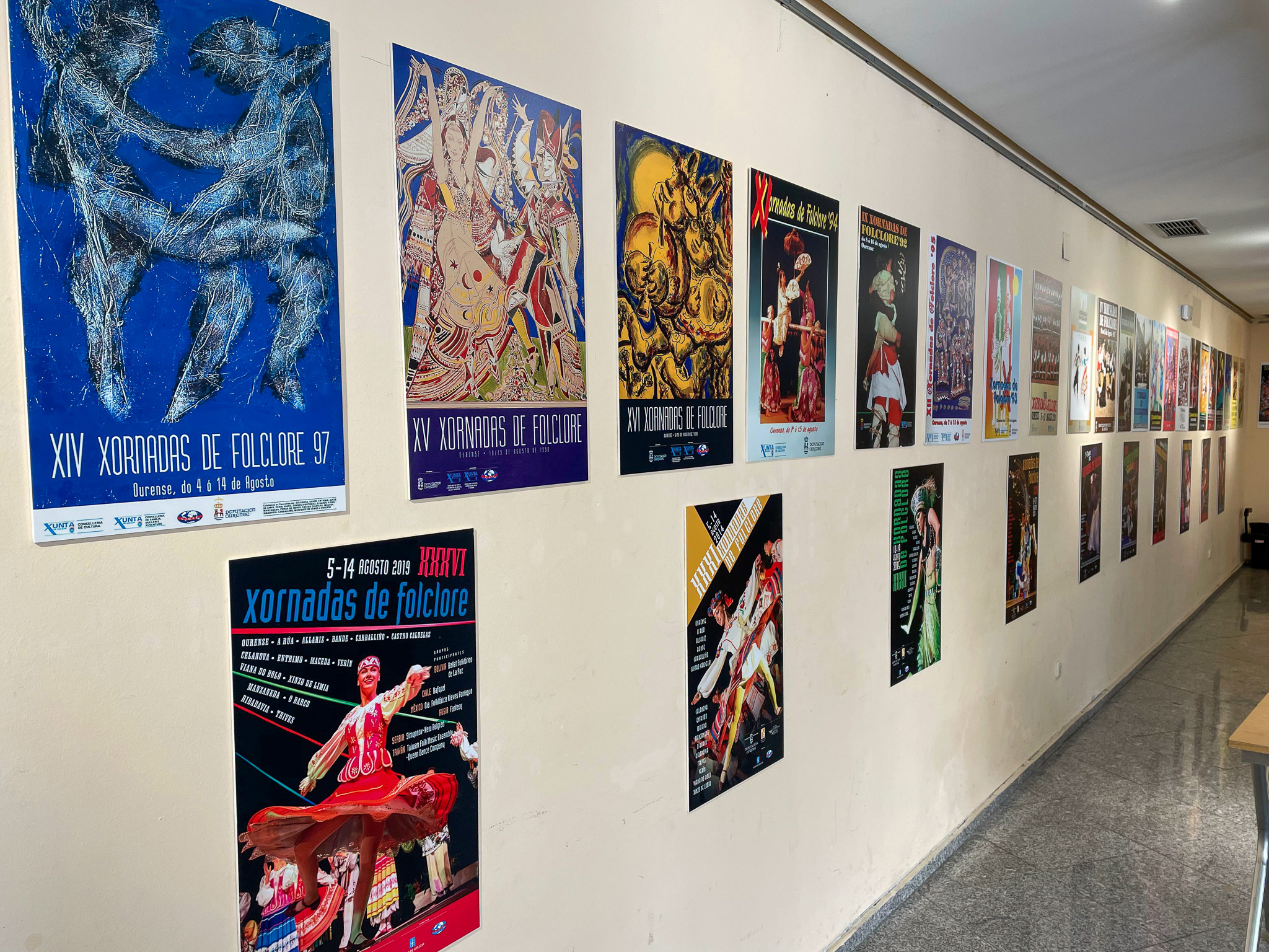 Exposición de Carteis das 40 Xornadas de Folclore