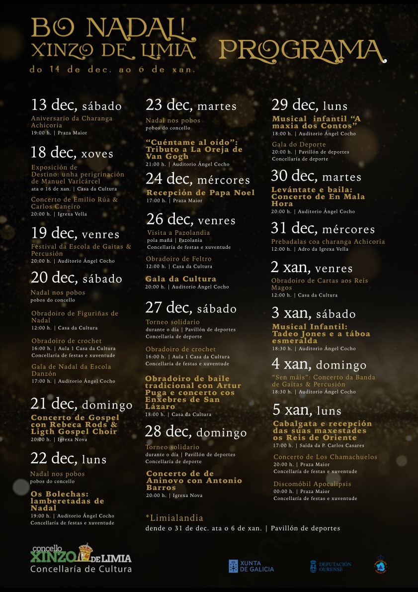 Programa 2025 Nadal Xinzo
