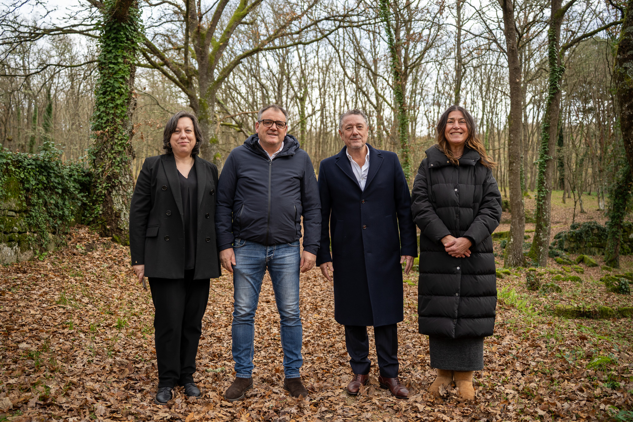 Silvia Blanco, Amador Díaz, Venancio Salcines e Marga Borreguero