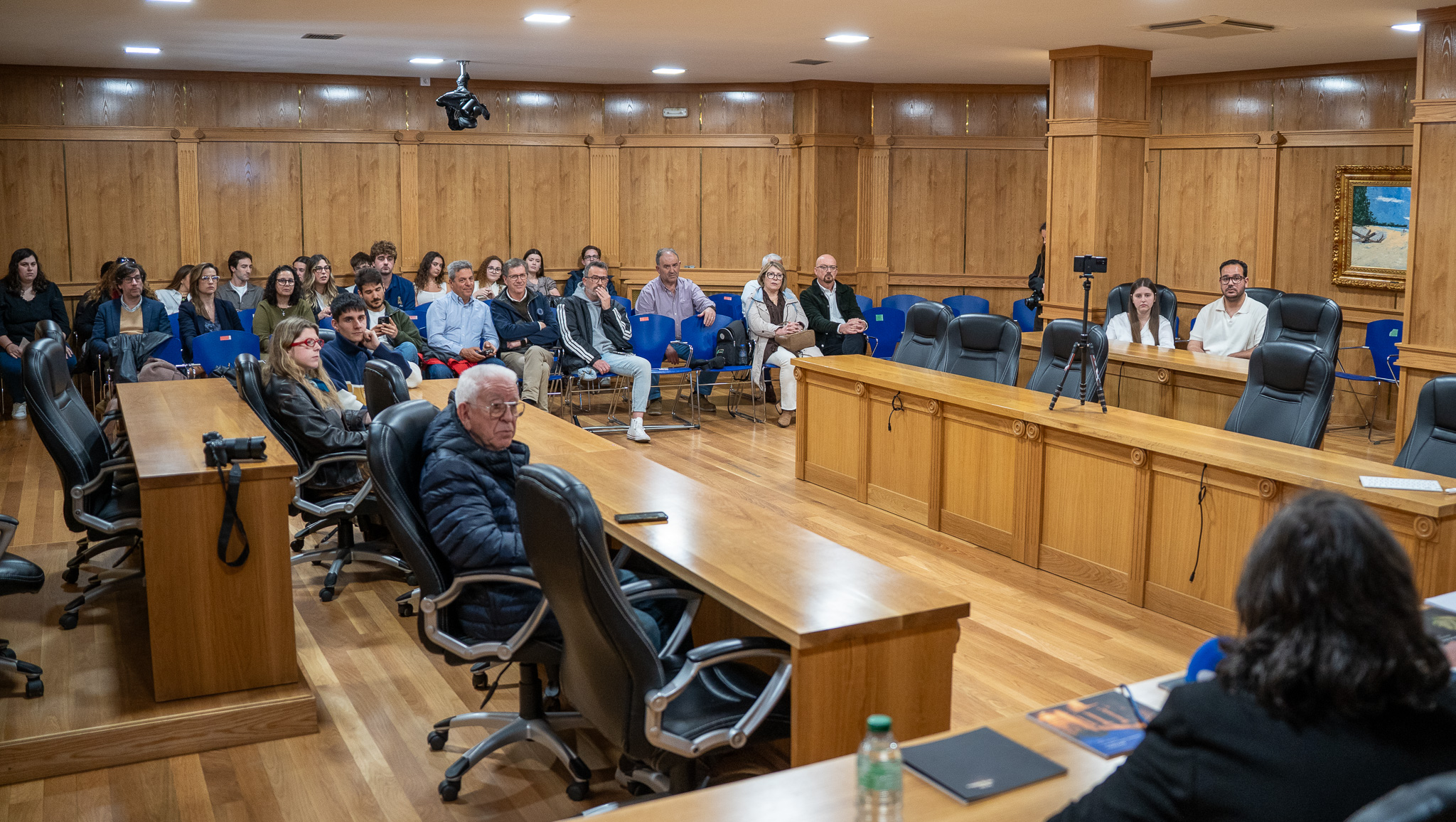 Público asistente á presentación.