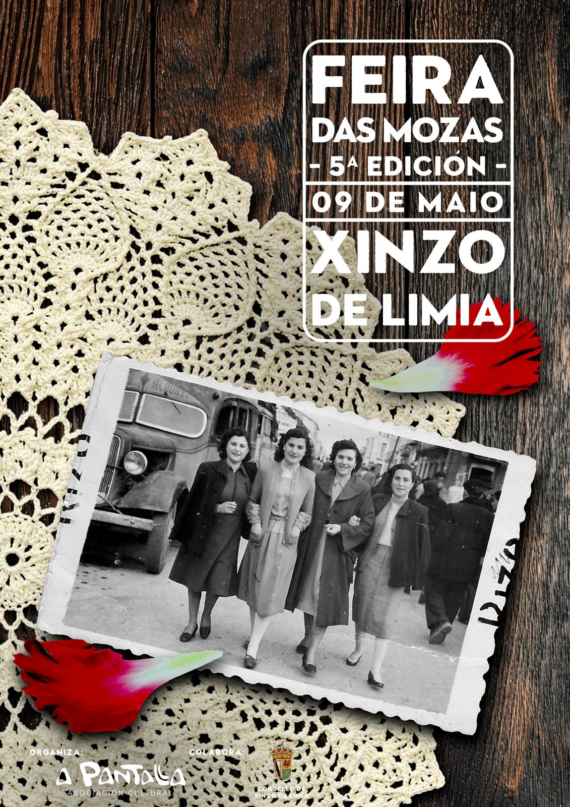 Cartel da 5ª edición da Feira das Mozas.